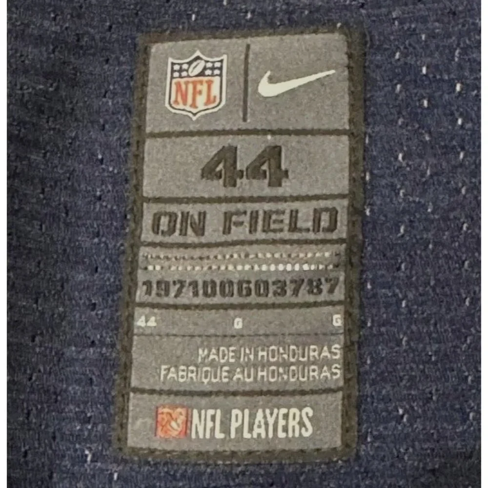 Nike NFL Los Angeles Rams On Field Blank Player Limited Jersey Size 44‎ / M NEW